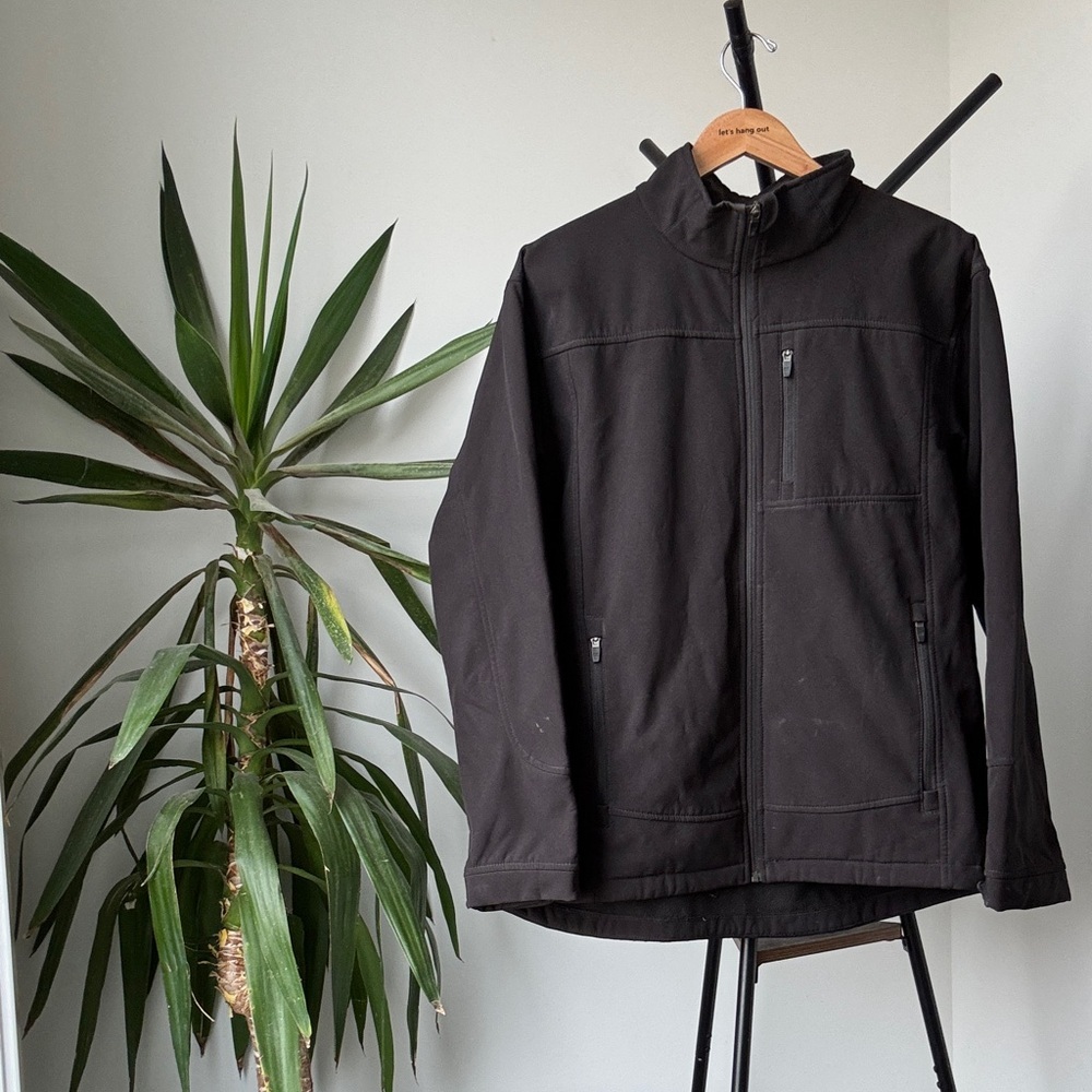 REDHEAD Men's Black Soft Shell Jacket | Large - Picture 2 of 8